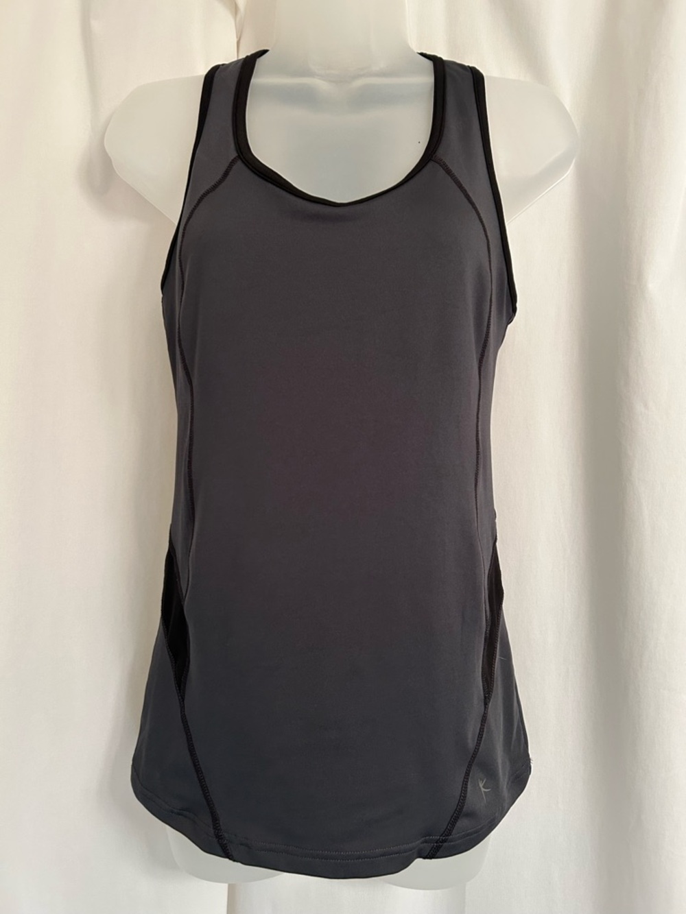 Danskin Charcoal Gray Racerback Athletic Tank